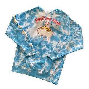 By Samii Ryan | You’re A Star Sis Blue and White Tie Dye Hoodie Sweatshirt Large